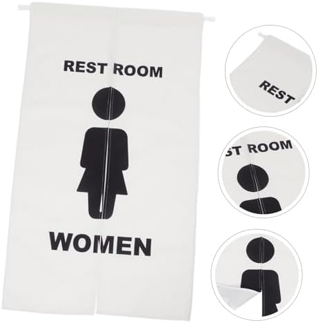 SOLUSTRE Japanese Door Curtain for Toilet Privacy