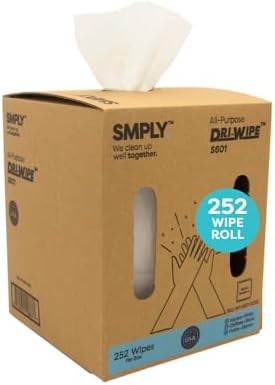 Dri-Wipe S601 by SMPLY Brands 252 Wipes All-Purpose Disposable Cleaning