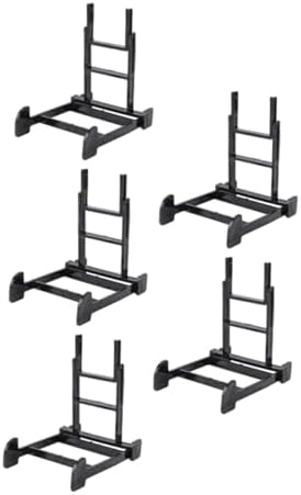 PRETYZOOM 5pcs Plastic Plate Display Stand Easel