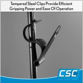 Clip Strip 1 Pack Heavy Duty Display Racks 31 Inch Black
