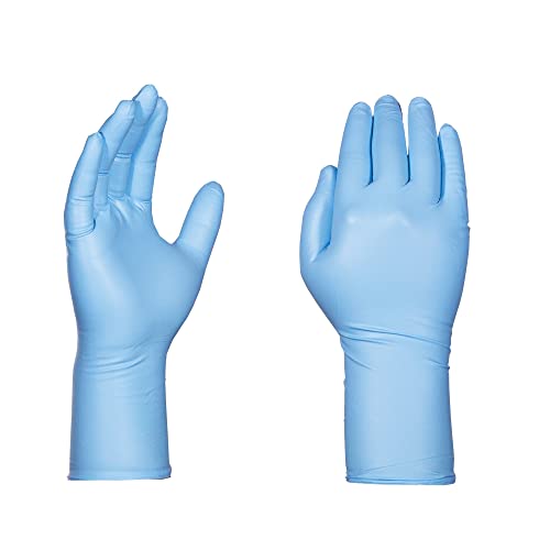 GLOVEPLUS HD Medical Blue Nitrile Gloves 8 Mil 12 Inches Case of 500