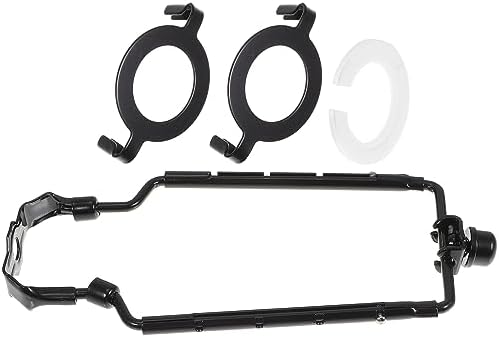 1set Lamp Shade Harp Holder Kit for Table and Floor Lamps Black Alloy