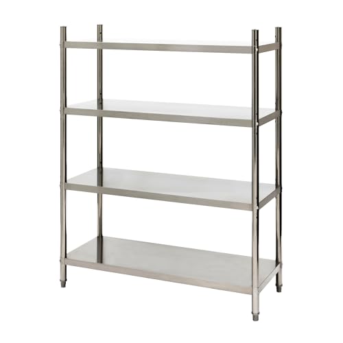 Pearington 4-Tier Stainless Steel Storage Shelf