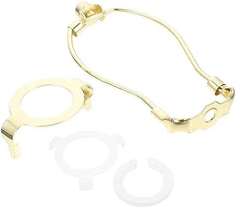 Jojofuny 2sets Heavy Duty Lamp Harp Adapter for Standard Bases and Sturdy Construction