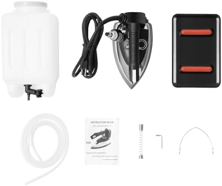 DYRABREST Industrial Gravity Steam Iron with 3L Tank and Accessories