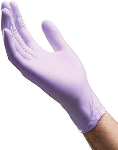 Lavender Nitrile Exam Gloves Small 250 Per Box