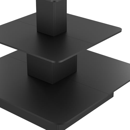 48 W x 48 D x 42 H Black Display Table