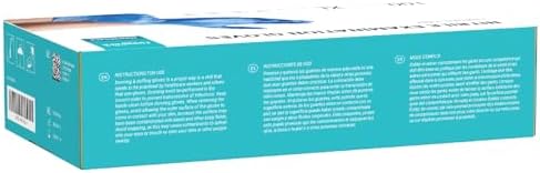 EUROPAPA Nitrile Exam Gloves Pack of 100