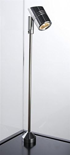 64 Glass Showcase with Pull-Out Drawer and Locking Cabinet - Black