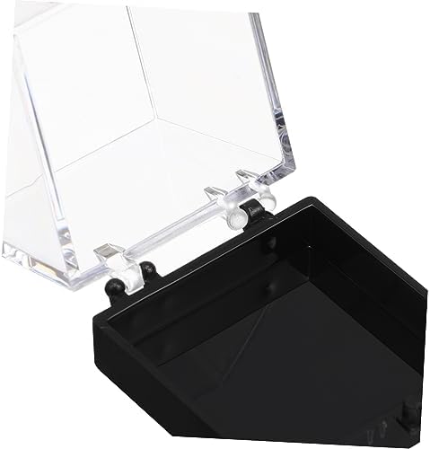 ABOOFAN 48Pcs Plastic Transparent Display Case for Mineral Specimens