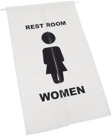 Zerodeko Public Restroom Privacy Curtain for Business Use