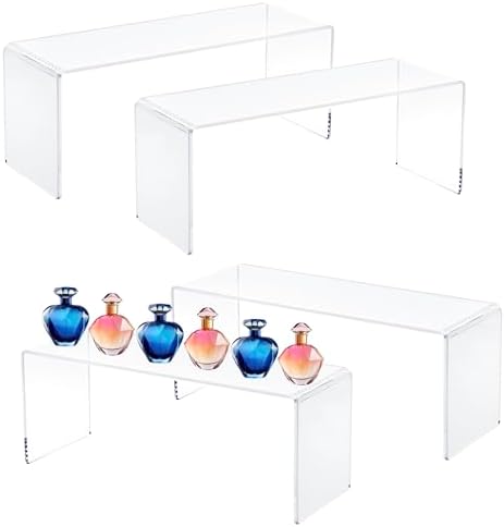 CLAY TONIC Acrylic Display Risers 4-Pack