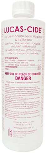 LUCAS-CIDE Pink Disinfectant Surface Sanitizer 16 oz