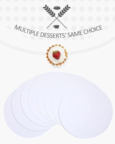 Qiqee 11 Inch White Cake Boards 40 Packs
