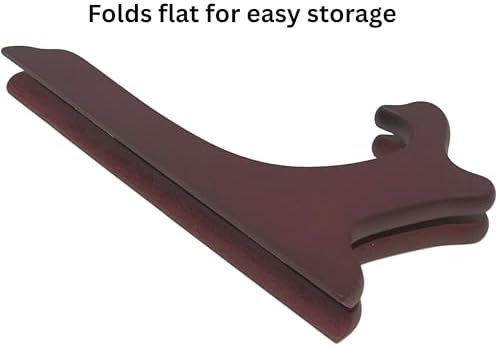 Mahogany Wooden Easels Set of 2 - 11 H Folding Display Stands