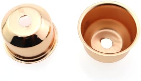 4PCS Gold Electroplated Lamp Base Sleeves for Table and Wall Lamps