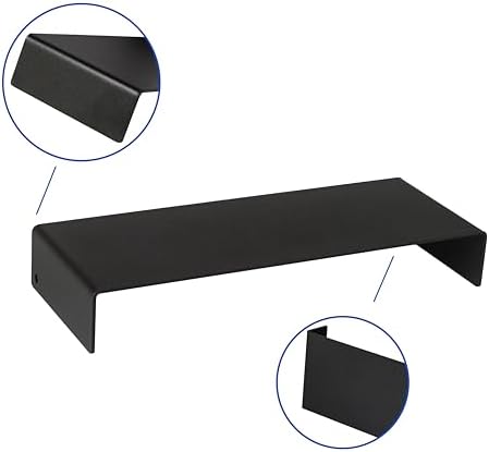 Black Matte Metal Display Stand 8 Pcs 2 Sets