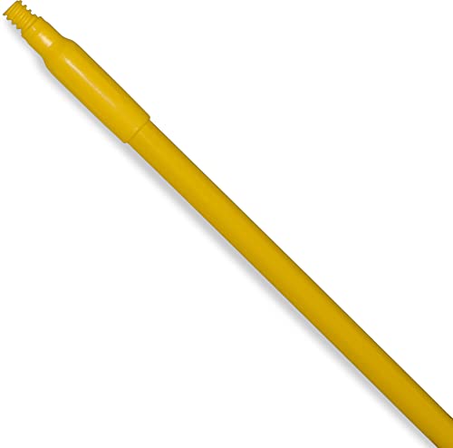 SPARTA 41225EC04 Fiberglass Broom Handle Yellow 48 Inches