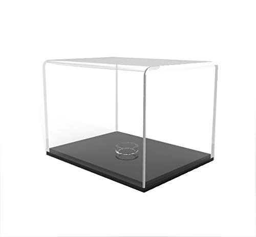 96 x 71 x 66 Acrylic Display Case with Lift-Off Top Black Base