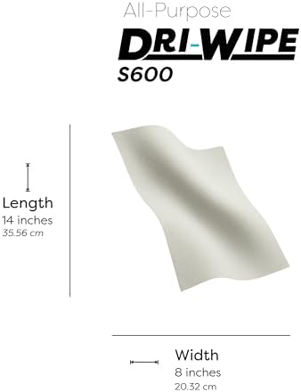 Dri-Wipe S600 by SMPLY Brands - 10 Boxes of 126 Wipes 8 x 14 Center-Pull Sheets
