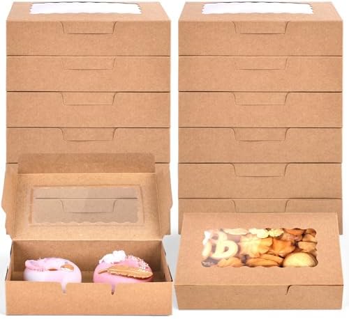 VGOODALL 20PCS Cupcake Boxes with Window