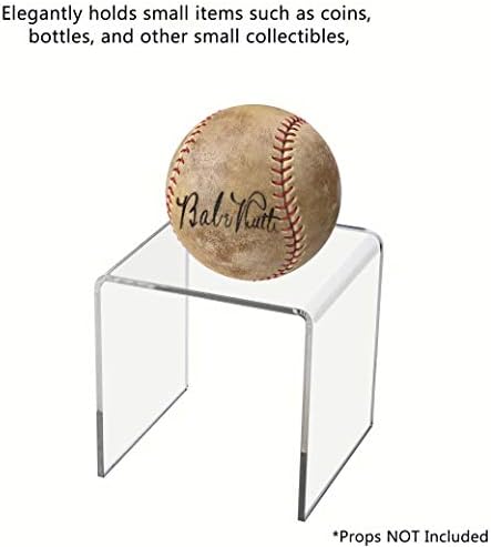 One Riser 3 Inch Display Stand Clear Acrylic Pedestal