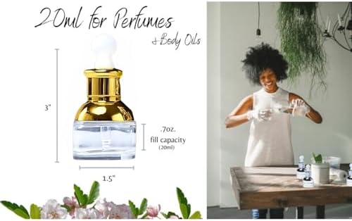 Luxury Clear Glass Dropper Bottles 20ml