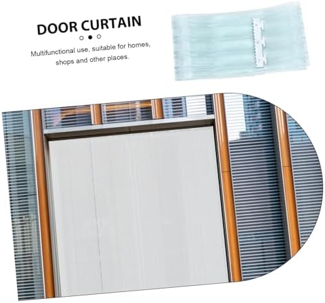 PRETYZOOM Transparent Strip Curtain for Commercial and Home Use