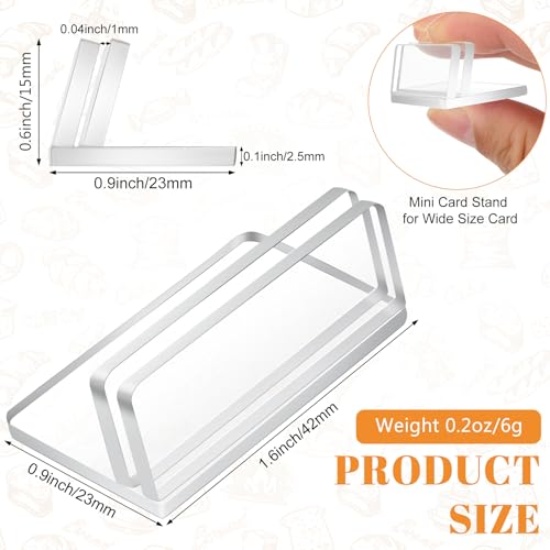 30 Pcs Acrylic Place Card Holders Sign Stand for Wedding Events