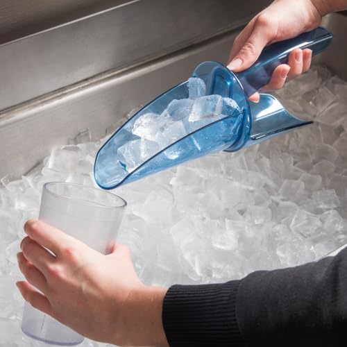 San Jamar SI5500 Polycarbonate Scoop Blue 6-10 oz