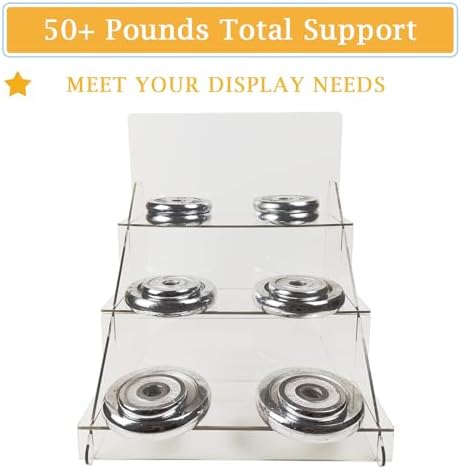 1855x16x15 Portable Display Stand - Transparent Display Table