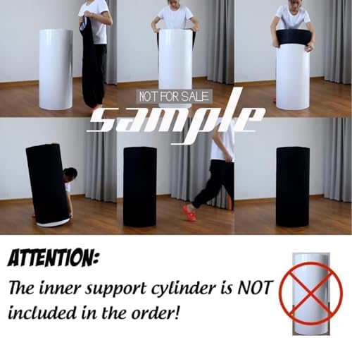 NIVIUS PHOTO Cylinder Display Pedestal Covers Set of 3