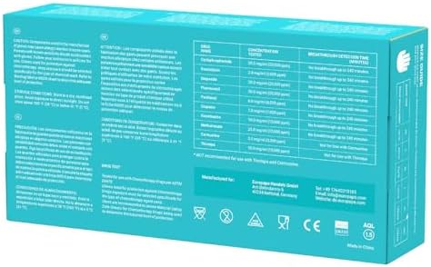 EUROPAPA Nitrile Exam Gloves Pack of 100