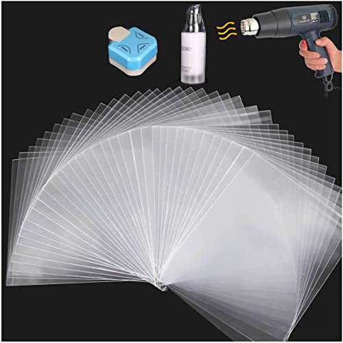 500Pcs 4x6 Inch Clear PVC Shrink Wrap Bags Kit