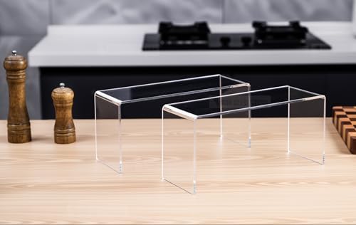CLAY TONIC Acrylic Display Risers 4-Pack