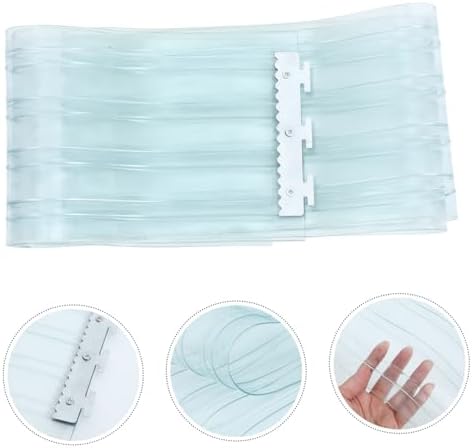 PRETYZOOM Transparent Strip Curtain for Commercial and Home Use