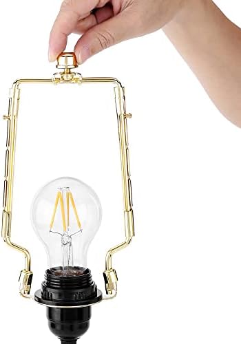 Mornajina Adjustable Lamp Harp Holder Set Gold