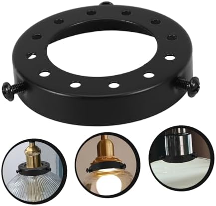 Mikikit 2pcs Ceiling Light Fixture Lamp Shade Ring Adapter for Socket Replacement