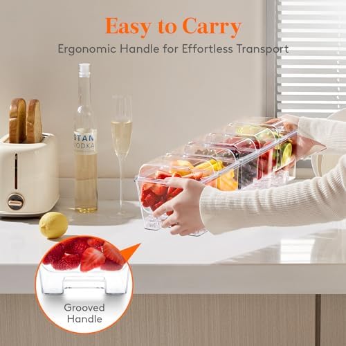 Lifewit Taco Bar Serving Set with 5 Containers and Accessories