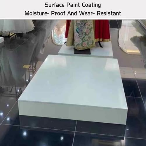 Black Square Display Pedestal Stand 100x50x10cm