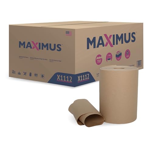 Maximus X1112 Heavyweight 10 Inch Recycled Paper Towels 6 Rolls Per Case