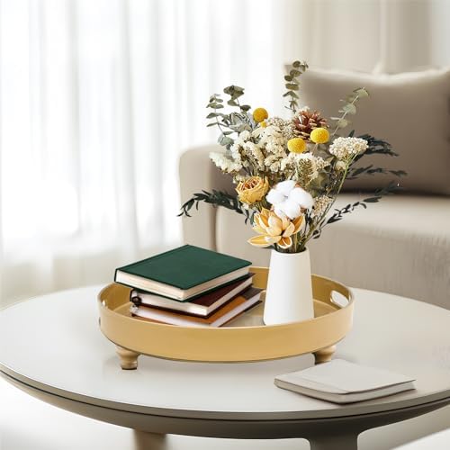 MAONAME Gold Display Riser Decorative Tray 2 in 1