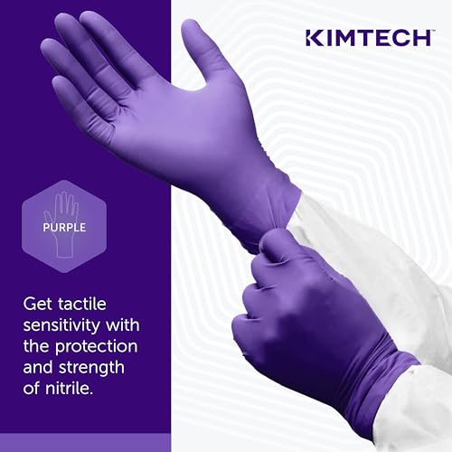 Kimtech Purple Nitrile-Xtra Exam Gloves 50Box