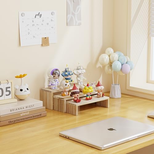 Wooden Display Riser Stand 6PCS for Party Food and Decor