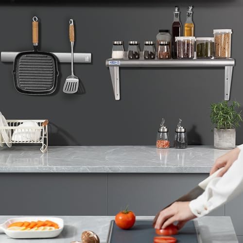 HARDURA Stainless Steel Shelf 14x36 Wall Mount