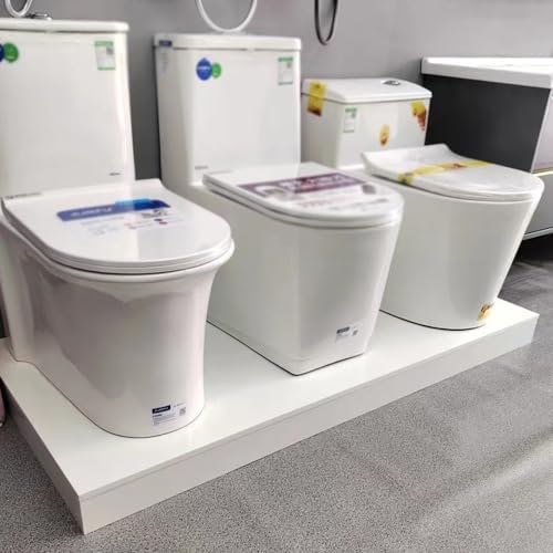 Square Display Pedestal Stand 440 Lbs Load White 30x30x10cm
