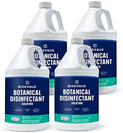 Bioesque Botanical Disinfectant Solution 1 Gallon Pack of 4