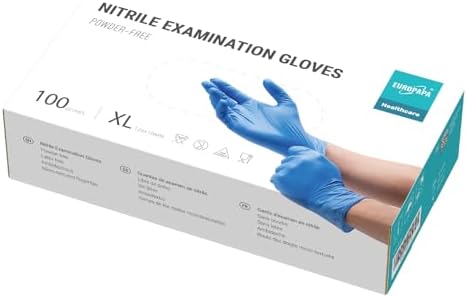 EUROPAPA Nitrile Exam Gloves Pack of 100
