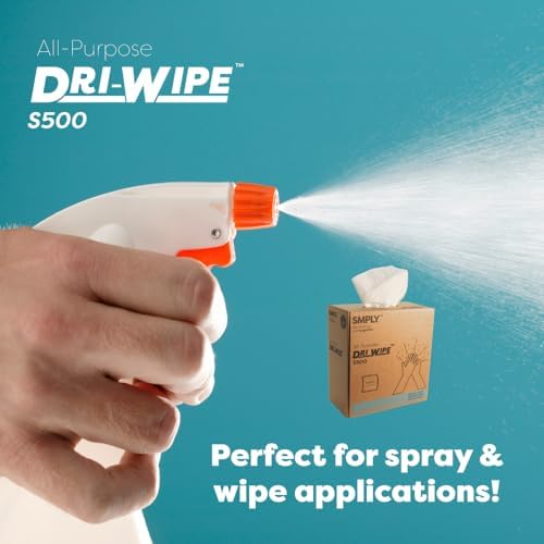 Dri-Wipe S500 by SMPLY Brands 10 Boxes of 176 Wipes