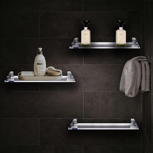 Premium Stainless Steel Wall Shelf with Side Guards